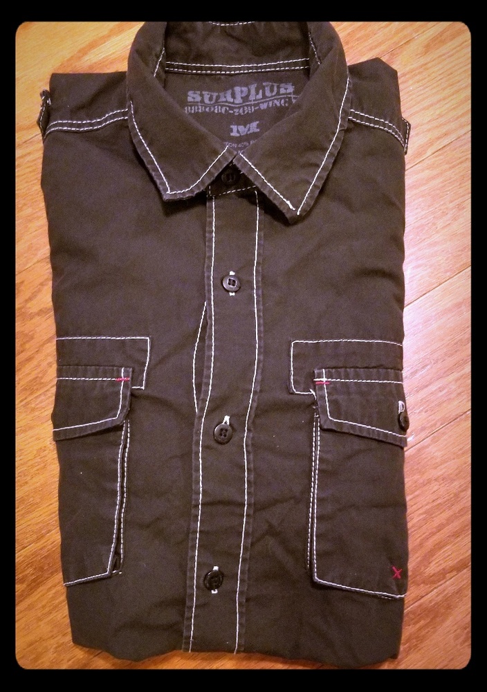 Surplus Men's Long sleeve button down